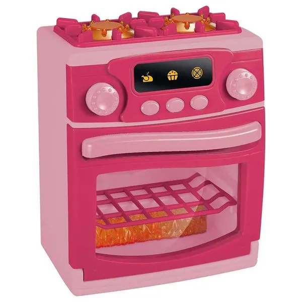 BRINQUEDO MANIA DE CASA FOGAO ROSA - DM BRASIL