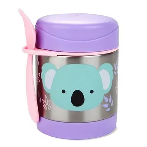 Pote Térmico Com Talher Zoo Koala Skip Hop Rosa Único