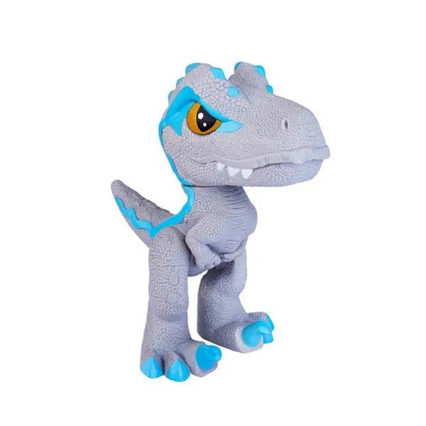 Figura De Ação - Jurassic World - Mini Baby Dinos - Mini Blue Cinza Na Casinha - Pupee