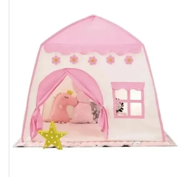 Castelinho Barraca Toca Tenda Princesa Infantil Rosa