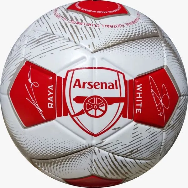 Bola De Futebol  - Assinaturas Arsenal - N 5 - Pvc - Futebol E Magia