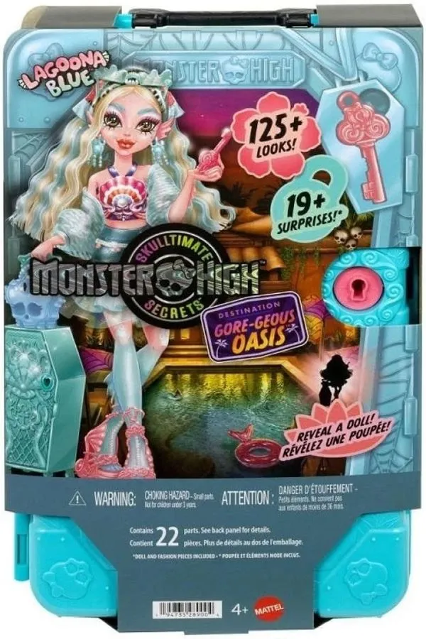Monster High Skulltimate Secret Oásis Assustador -Destination Gore-Geous Oasis -Lagoona Blue - Mattel