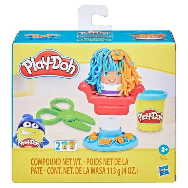 PLAY DOH MINI CLASSICOS CORTE MALUCO BARBEARIA DE BRINQUEDO - HASBRO