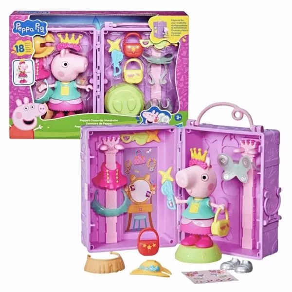 Peppa Pig - Playset Guarda Roupa da Peppa - Hasbro
