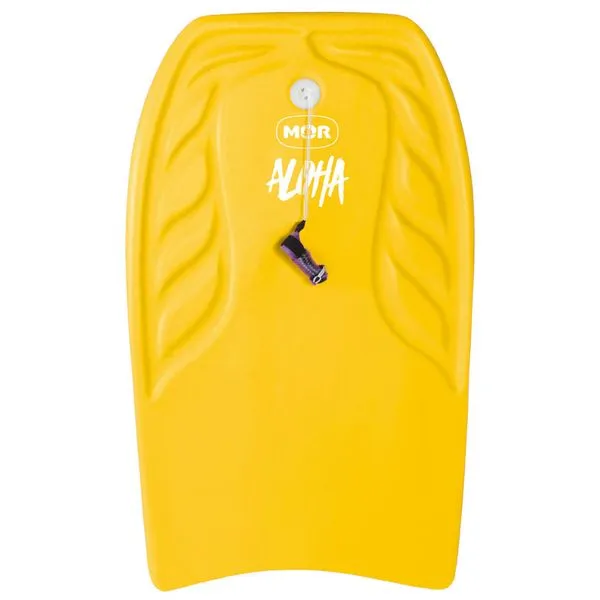 Prancha Bodyboard Aloha 57cm x 35cm Amarelo
