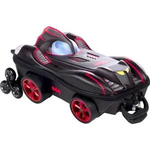 Mochila de Rodinhas 3D Maxtoy Batman Chrome Wheels Preto Único