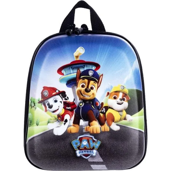 Mochila Pequena Maxtoy Patrulha Canina 3D Azul Único