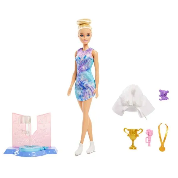 Boneca Articulada - Barbie - Profissões - Designer De Gelo - Mattel