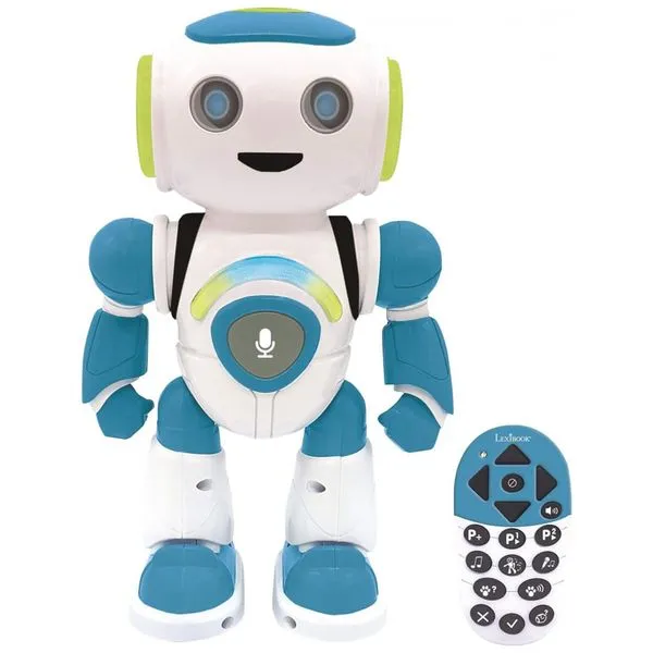 Robô Programável Inteligente Lexibook ROB20EN com Controle Remoto para Crianças Acima de 6 Anos, Azul
