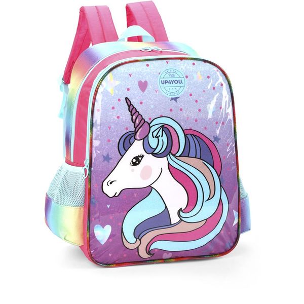 Mochila de Costas Luxcel Up4You Unicórnio Colorido Único