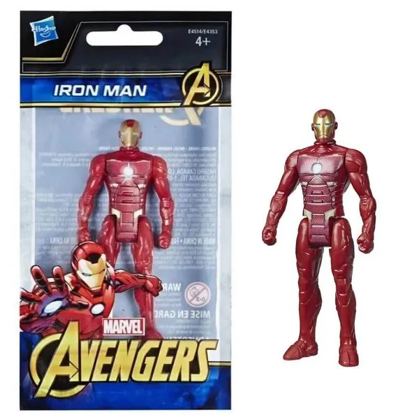 Mini Boneco - Marvel Vingadores 9,5cm - Homem De Ferro - Hasbro E4353/E4514