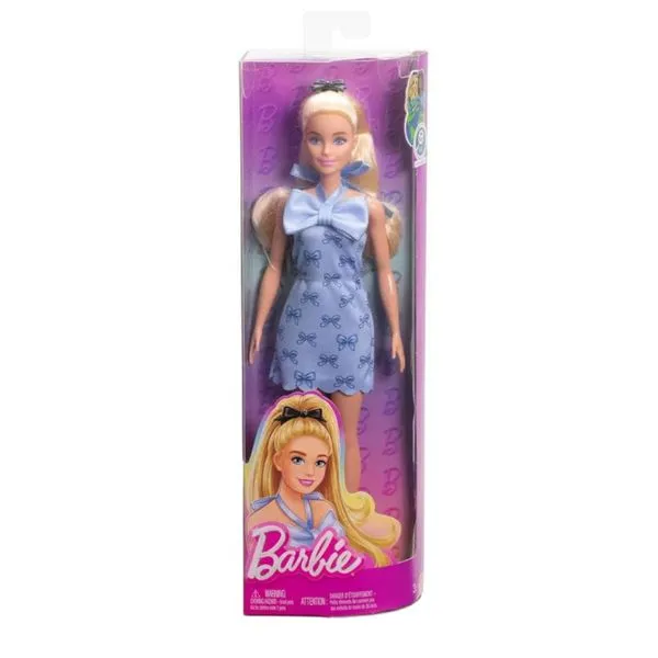 BARBIE FASHIONISTAS VESTIDO LAÇO AZUL - MATTEL