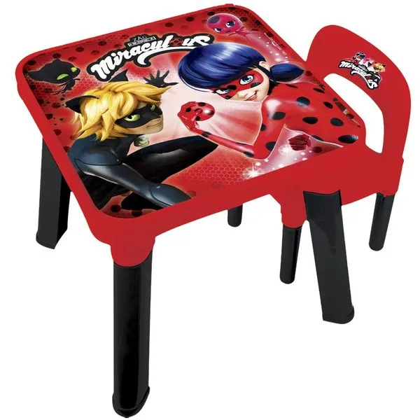 Conjunto Mesinha com Cadeira - Miraculous - Ladybug - Fun