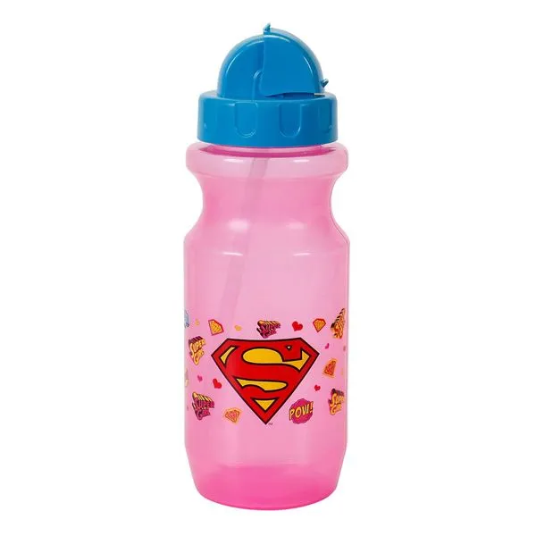 Copo Com Bico Retrátil 580ml DC Super Friends Super Girl BabyGo