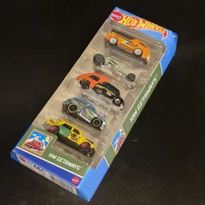 Hot Wheels Pack 5 Carrinhos do Desenho Let's Race Netflix 1:64 Original 1magnus HTV46