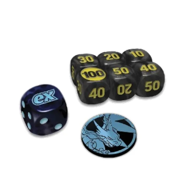 Dados de jogo e Moeda - ETB Fogo Fantasmagórico