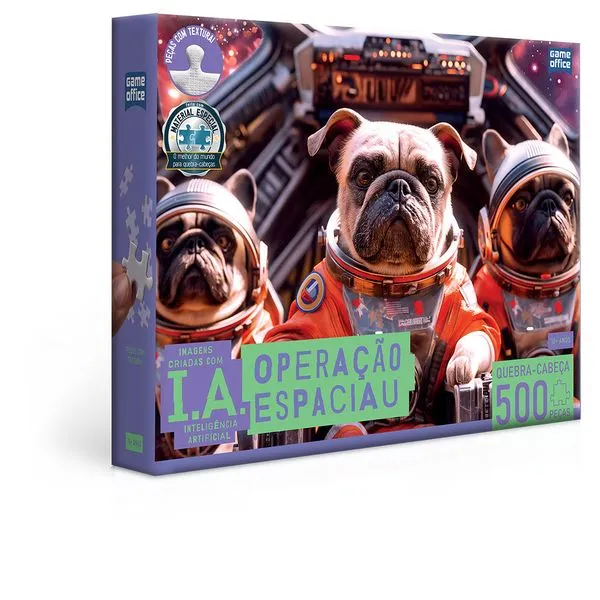 Quebra-Cabeça - 500 Peças - Operação Espaciau - Game office - Toyster