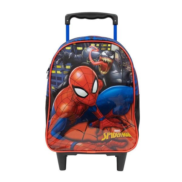 Mochila de Rodinhas Xeryus Spider Man Preto Único