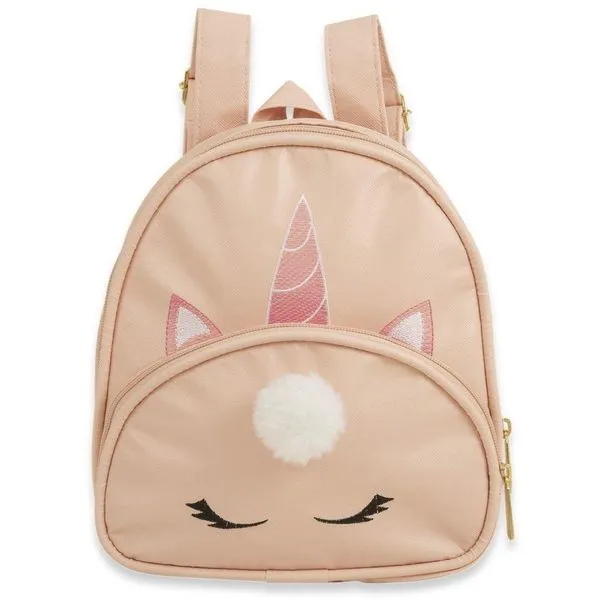 Mochila Fun Unicórnio Bege Hug Único