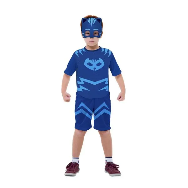 Fantasia Curta - PJ Masks - Menino Gato - Regina Festas - G