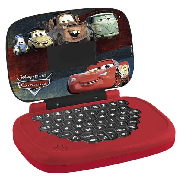 Minigame - Notebook - Disney - Pixar - Carros - Com Tela Incorporada - Candide