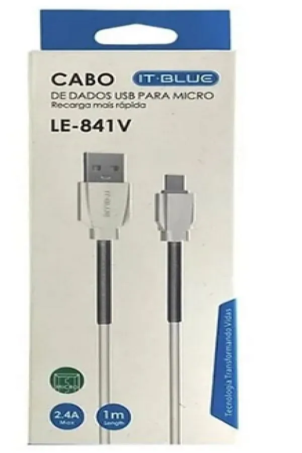 Cabo Celular Usb Dados 2.0 Tipo V8 Mola Reforçado