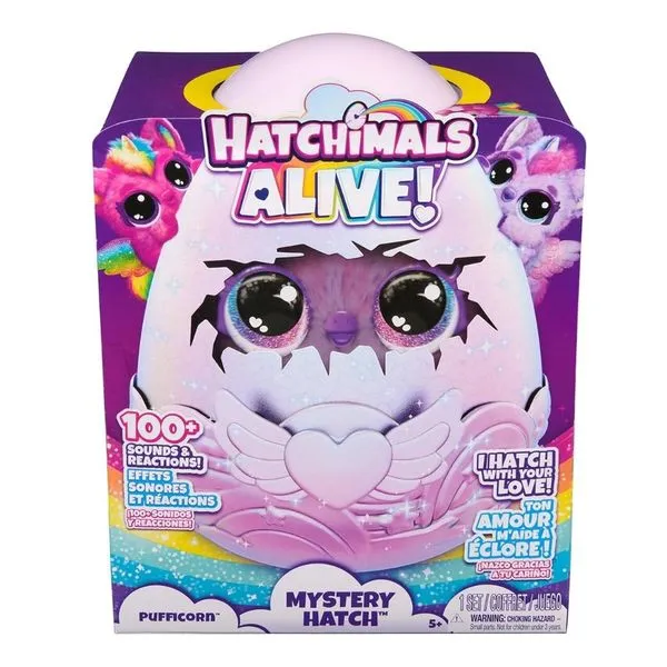 Hatchimals Alive Ovo Do Pufficórnio Surpresa - Sunny 4005