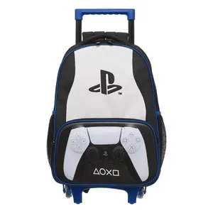 Mochila de Rodinhas Pacific Com Alça PlayStation Pulse Preto Único