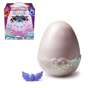 Hatchimals Alive Ovo Misterioso Interativo Dragão Azul ou Laranja Sunny com 100 Sons e Luzes