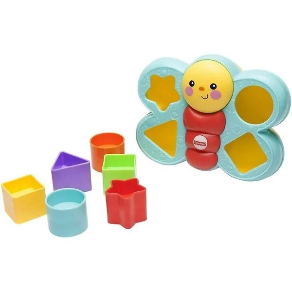 Brinquedo Encaixa Borboleta Fisher-Price Colorido Único