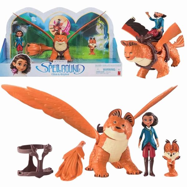 PACK 3 BONECOS ELLIAN GRIFO MONTARIA E FILHOTES ENFEITIÇADOS - SUNNY
