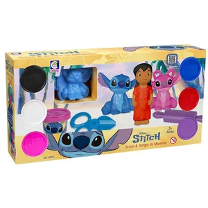 Conjunto Massa De Modelar - Disney - Stitch - Amigos De Massinha - Cotiplas