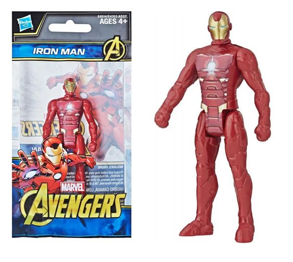 Figura Homem de Ferro Vingadores Marvel Avengers Super Heróis Colecionáveis - Hasbro 10 cm Original 1magnus PN00037275