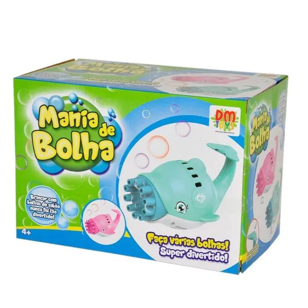 LANCADOR MANIA DE BOLHA GOLFINHO - DM BRASIL