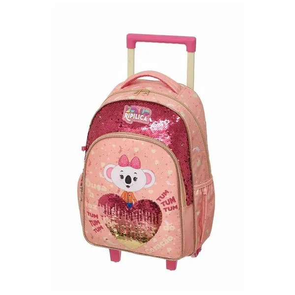 Mochila de Rodinhas Pacific Mundo Lilica Ripilica Lovely Único