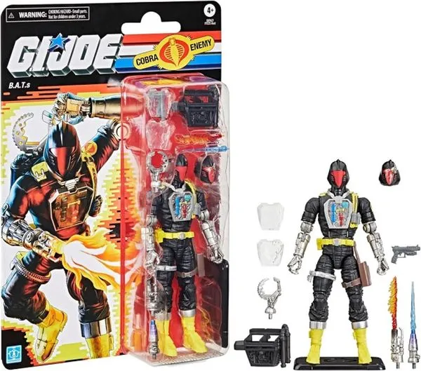 G.i. Joe Retro Collection Boneco Cobra B.A.T. (Batalhador Androide Tático) Articulado 15 cm - Hasbro