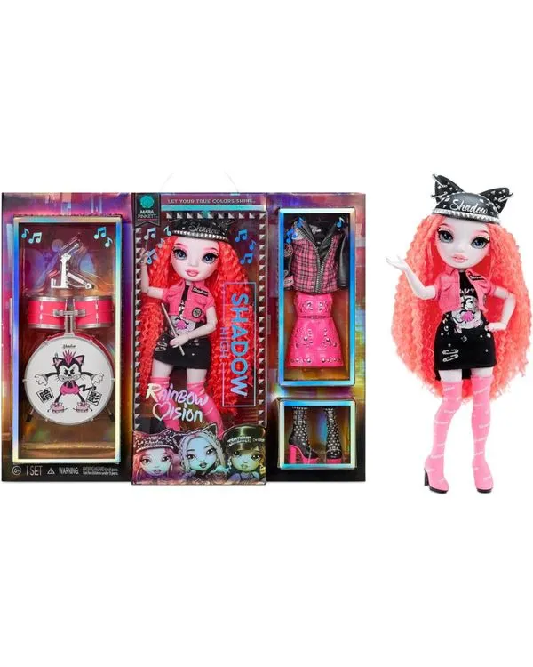 Boneca Vision Rainbow Shadow High Coleção Original 1magnus Rosa