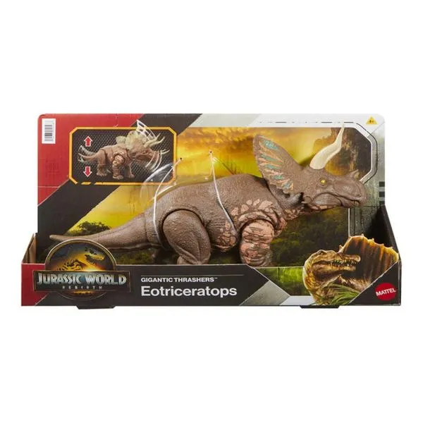Boneco Jurassic World Eotriceratops Com Movimento Mattel