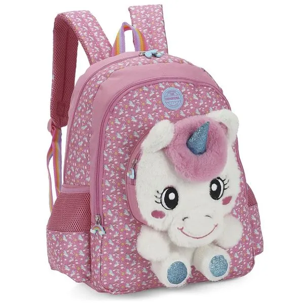 Mochila de Costas Luxcel Up4You Unicórnio Pink Único