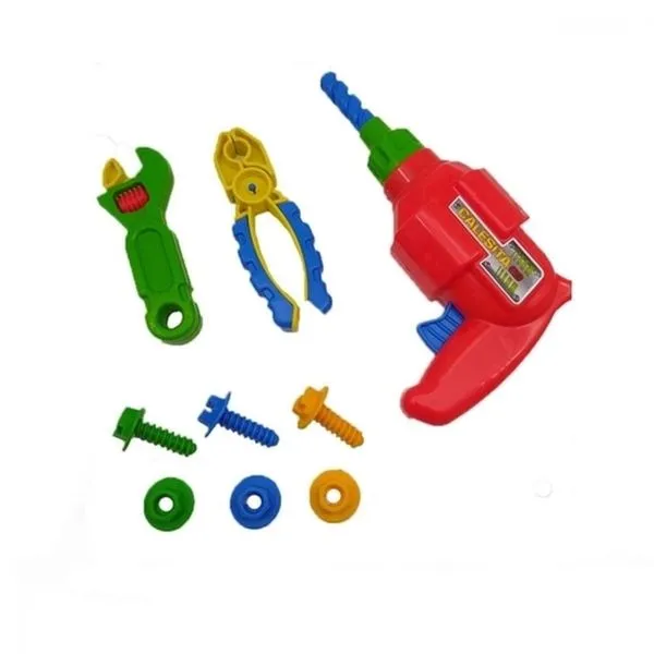 Kit Ferramentas Infantil Meus Reparos 9 Peças - Tateti 459
