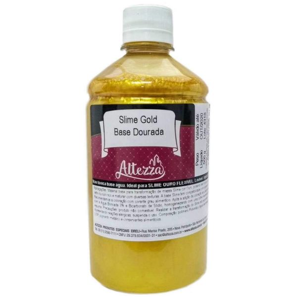 Acessórios para Slime - Base Dourada - 500 Gr - Altezza
