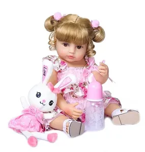 Bebe Reborn Menina Boneca 100% Silicone-Elisa