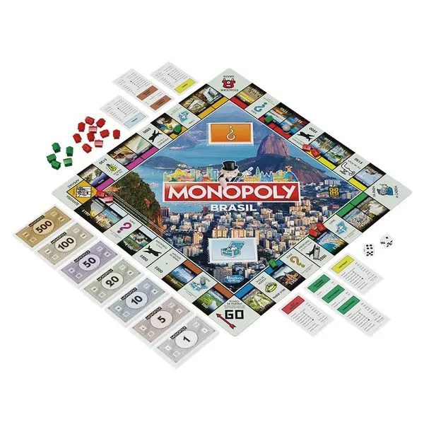 Jogo de Tabuleiro - Monopoly Brasil - Grow - De 02 a 06 Participantes