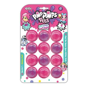 Mini Figuras - PopPops Slime Pets - 12 Cápsulas - Multikids