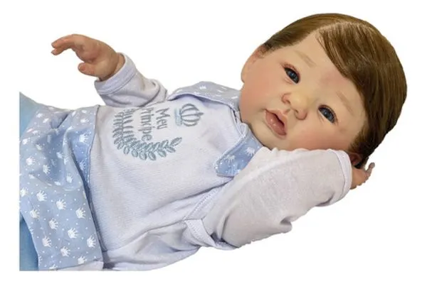 Bebe Reborn Menino, Adaptado Para Banho, Tem Pipi
