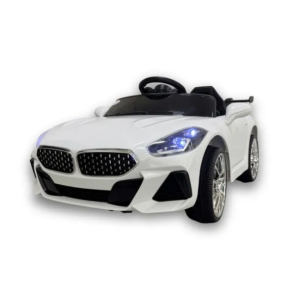 Carrinho Elétrico Infantil 6V SpeedMax Luxo Conversível Branco