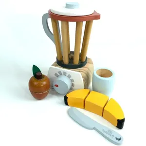 Kit Liquidificador Brinquedo em Madeira