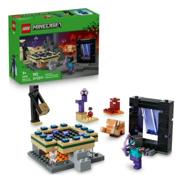 Minecraft Jornada do Portal do Nether e do End Lego 21584