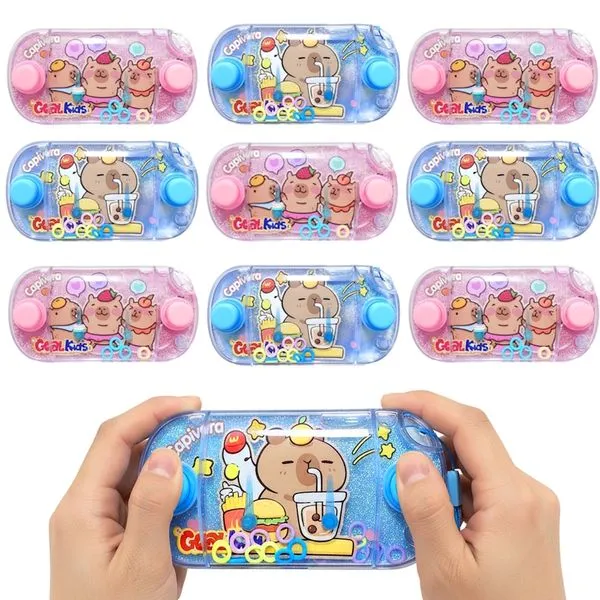 10 Brinquedos Aquaplay Argolas Capivara Sacolinha Surpresa