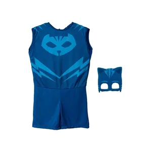 Fantasia Regina Festas Pj Masks Menino Gato Regata P